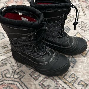 The North Face Kids Black and Gray Boots